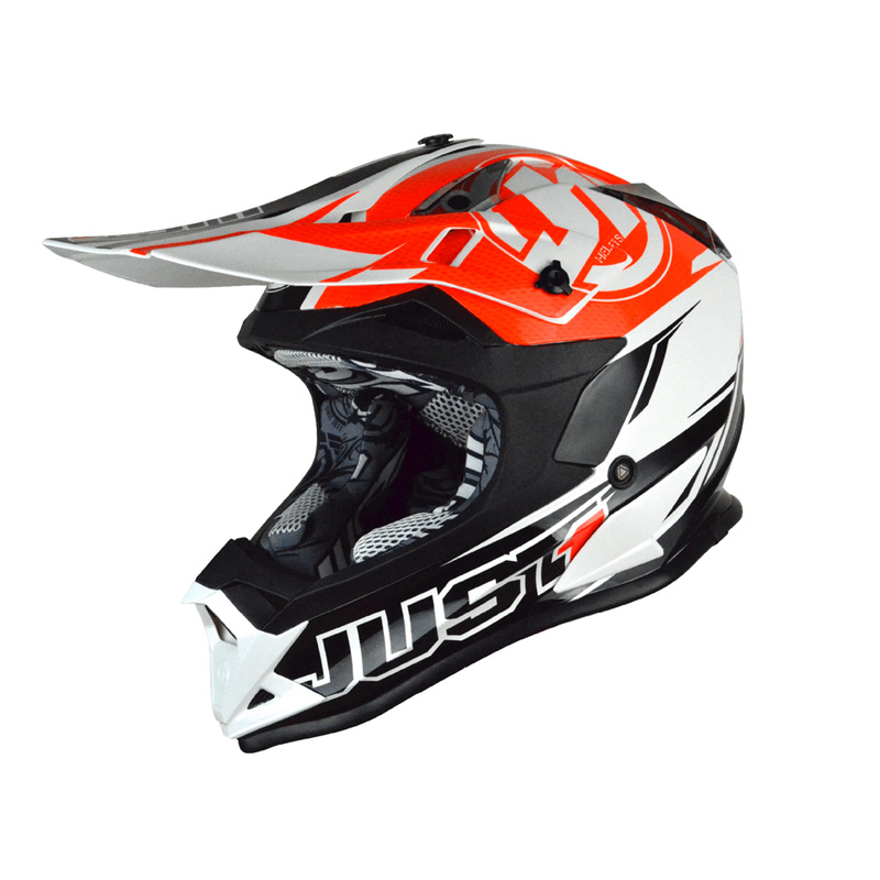 Casco Just1 J32 Rave negro/naranja